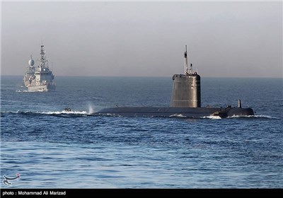 زیر دریایی پاکستانی "حشمت"در رزمایش مشترک دریایی ایران و پاکستان 