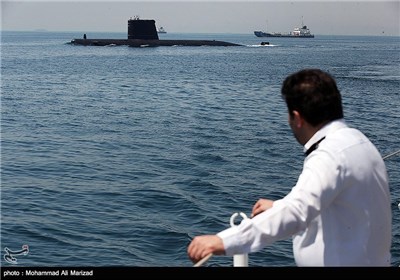زیر دریایی پاکستانی "حشمت"در رزمایش مشترک دریایی ایران و پاکستان 