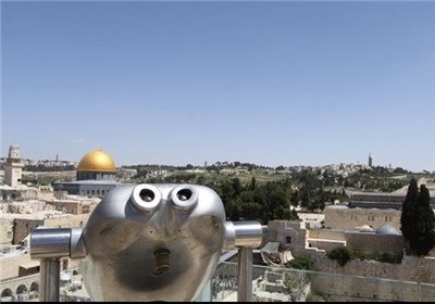 الکیان الصهیونی یفتتح رسمیاً مطلة مجسم الهیکل المزعوم مقابل المسجد الأقصى