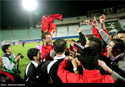 جشن قهرمانی تیم فوتبال فولاد خوزستان