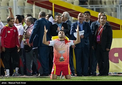 جشن قهرمانی تیم فوتبال فولاد خوزستان/جام به اهواز رفت -2