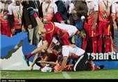 جشن قهرمانی تیم فوتبال فولاد خوزستان/جام به اهواز رفت -2