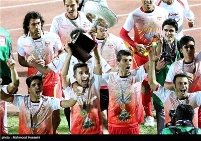 جشن قهرمانی تیم فوتبال فولاد خوزستان