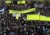 عزاداران امام صادق (ع) در زنجان برای حمایت از مردم غزه تجمع می‌کنند