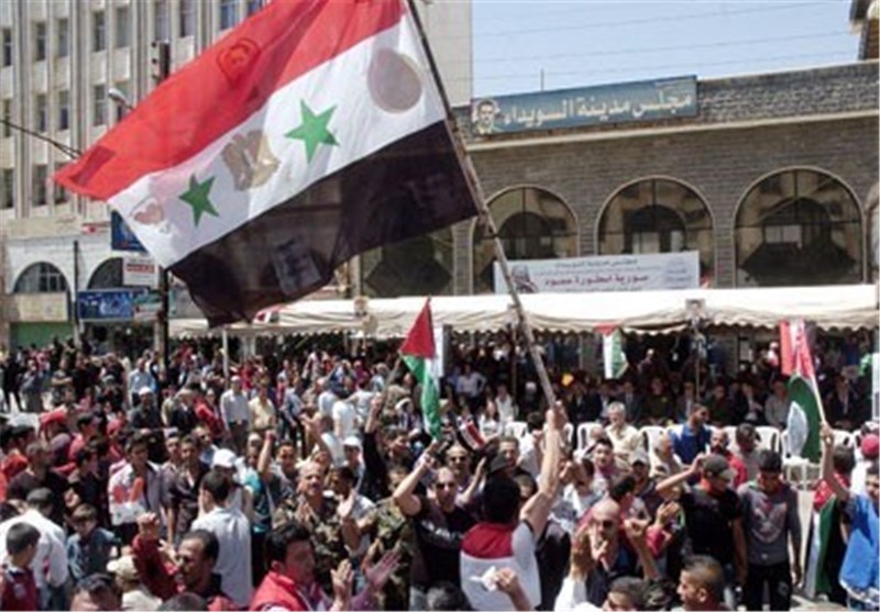اعلام پشتیبانی مردم سوریه از ارتش+تصاویر