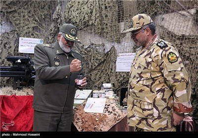 امیر پوردستان فرمانده نیروی زمینی ارتش در مراسم رونمایی از دستاوردهای جدید ارتش