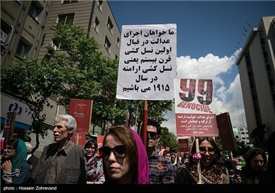 Armenians in Tehran Mark 99th Anniversary of 1915 Genocide