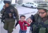 فیلمی از بازداشت بی‌رحمانه کودک 6 ساله فلسطینی
