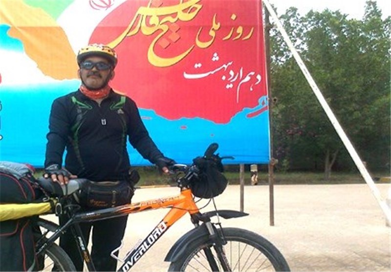 دوچرخه سوار تهرانی 1000 کیلومتر رکاب زد