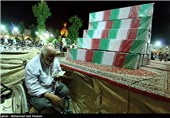 مراسم وداع با شهدای دفاع مقدس-شیراز