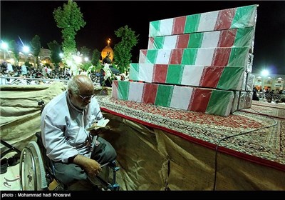 مراسم وداع با شهدای دفاع مقدس-شیراز