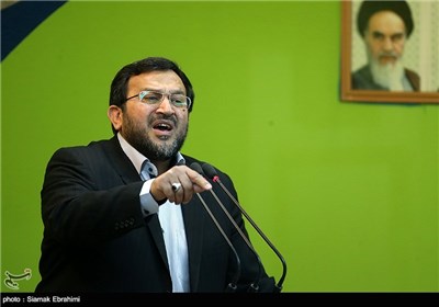 سخنرانی حمیدرضا مقدم فر معاون فرهنگی و اجتماعی سپاه پاسداران در پیش خطبه نماز جمعه تهران