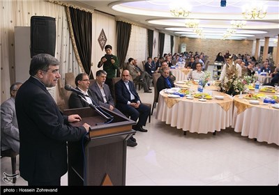 Iran’s Culture Minister Attends Banquet with Foreign Publishers