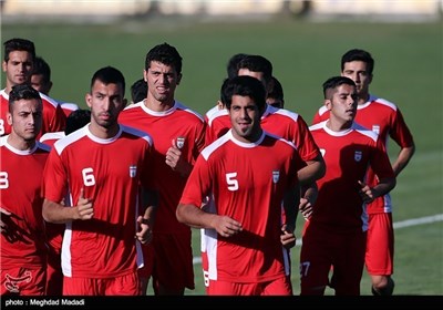  Iranian U-23 Football Team's First Training Session under New Coach