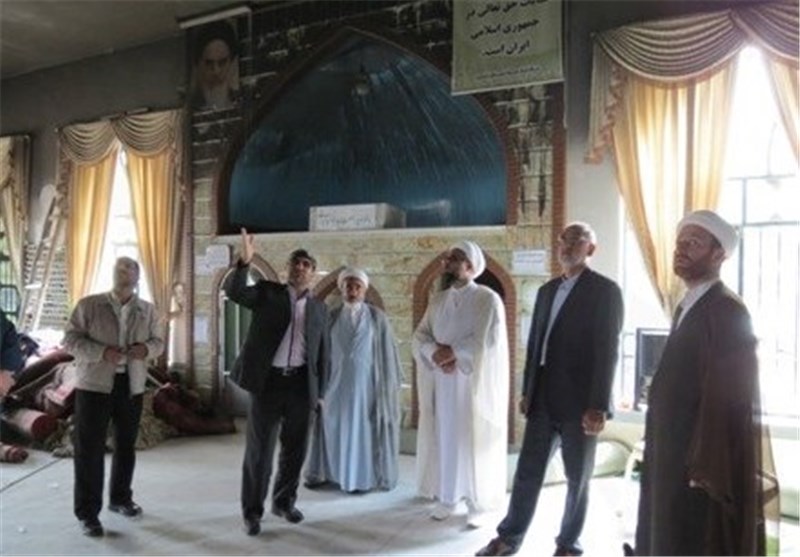 بازسازی مسجد جامع سوخته فاروج با کمک مردم و مسئولان+ تصاویر