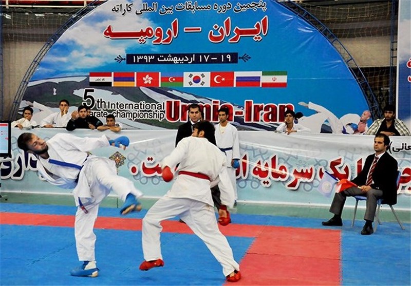 درخشش کاراته کاهای قمی در مسابقات بین المللی ارومیه