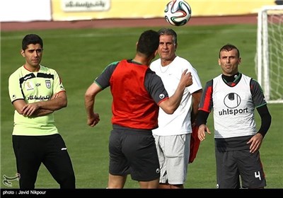 Iranian Football Team’s Training Session