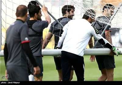 Iranian Football Team’s Training Session