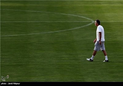 Iranian Football Team’s Training Session