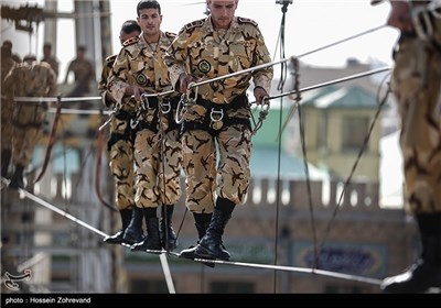Graduation Ceremony for Iranian Army Ground Force Airborne Division Cadets