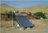 نصب آب گرمکن‌های خورشیدی در جنگل‌های چهارمحال و بختیاری