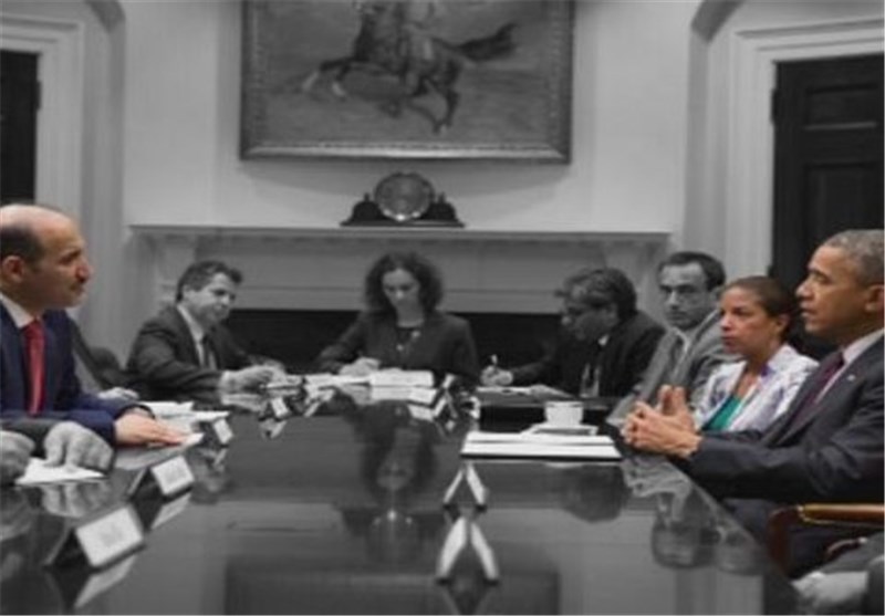 احمد جربا با اوباما و سوزان رایس دیدار کرد