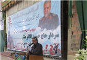 برگزاری مراسم یادبود فرمانده تیپ 38 ذوالفقار سپاه در کرمان + تصاویر