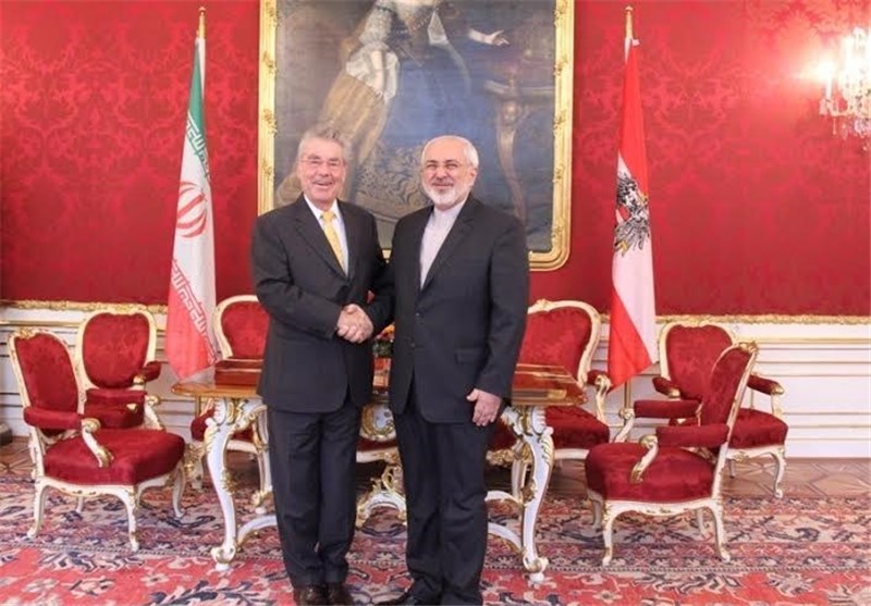 ظریف با رئیس جمهور اتریش در وین دیدار کرد+عکس
