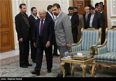 Iranian Parliament Speaker Meets Iraqi Judiciary Chief in Tehran