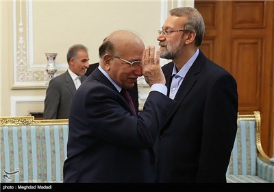 Iranian Parliament Speaker Meets Iraqi Judiciary Chief in Tehran