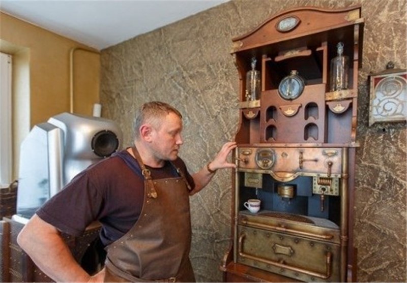 تلفیق جالب وسایل مدرن و عصر بخار