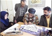 امتحانات انجمن خوشنویسان ایران در زاهدان برگزار شد