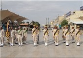 رژه نیروهای مسلح مازندران در ساری آغاز شد