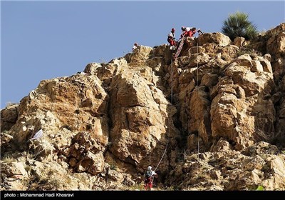 مناورة الامداد و الاغاثة بالمناطق الجبلیة فی شیراز