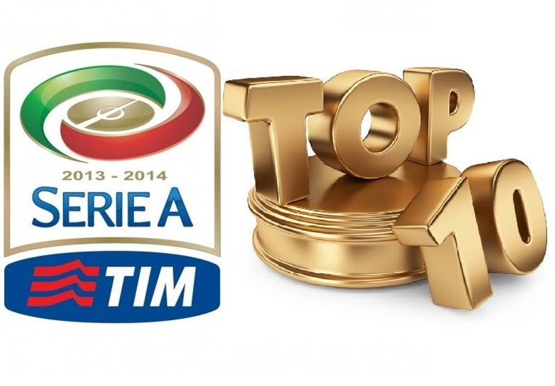 10 گل برتر فصل 14-2013 سری A ایتالیا + فیلم