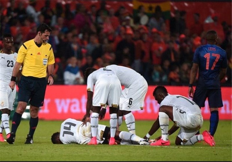 مدافع غنا هم به فهرست غایبان جام جهانی پیوست