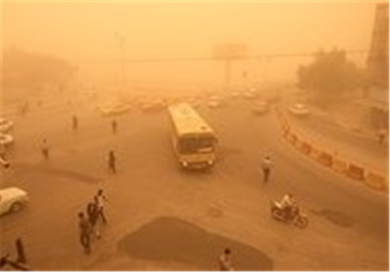 گرد و غبار تهران را فراگرفت