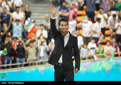 مسعود شجاعی در مراسم بدرقه تیم ملی فوتبال ایران به مسابقات جام جهانی 2014 برزیل