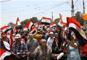 شادی مردم مصر در میدان التحریر به مناسبت تحلیف السیسی