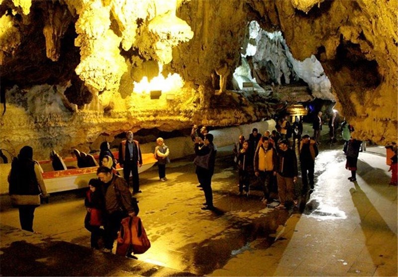 بزرگترین غار آبی جهان در همدان+علیصدر
