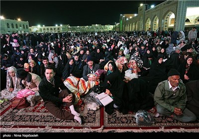 Iranians Gather in Imam Reza Shrine for New Year