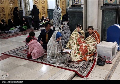 Iranians Gather in Imam Reza Shrine for New Year