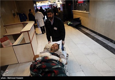 Yemenis Injured in Sana’a Terrorist Attacks Transferred to Iran for Treatment