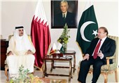 امیر قطر: سفر به پاکستان باعث گسترش روابط اسلام‌آباد - دوحه می‌شود + تصاویر