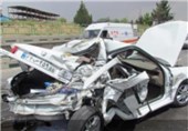 تصادف پراید با پ‍ژو پارس در زنجان یک کشته و 4 مصدوم برجای گذاشت