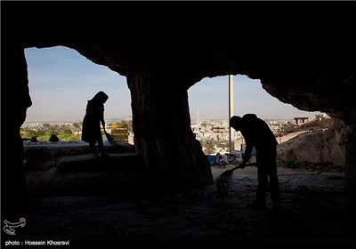 غار سنگ شکنان جهرم استان فارس