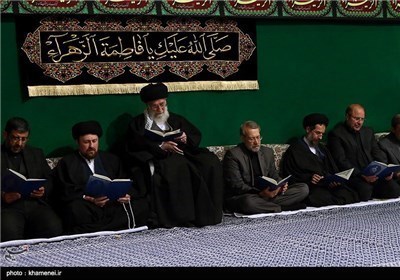 الامام الخامنئی یرعی مراسم عزاء بمناسبة رحیل بضعة الرسول الزهراء البتول (ع)