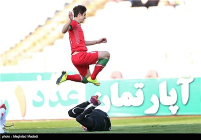 دیدار تیمهای فوتبال امید ایران و فلسطین