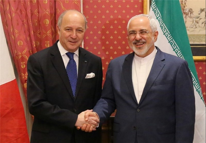 ظریف پس از وزیر خارجه آلمان با همتای فرانسوی‌اش دیدار کرد
