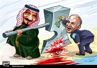 کاریکاتور/ موضع اتحادیه عرب با صهیونیست‌ها!